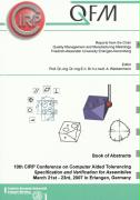 Book of Abstracts - 10th CIRP Conference on Computer Aided Tolerancing, Specification and Verification for Assemblies