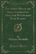The Amber Witch the Most Interesting Trial for Witchcraft Ever Known (Classic Reprint)