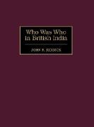 Who Was Who in British India