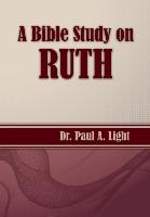 A Bible Study on Ruth