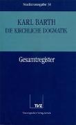 Kirchliche Dogmatik Bd. 31 - Registerband