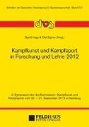 Kampfkunst und Kampfsport in Forschung und Lehre 2012