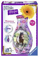 Blumenvase Pferde Girly Girl Edition. Puzzle 216 Teile