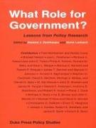 What Role for Government?