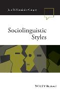 Sociolinguistic Styles