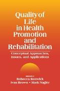 Quality of Life in Health Promotion and Rehabilitation