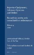 Reports of Judgments, Advisory Opinions and Orders / Recueil Des Arrêts, Avis Consultatifs Et Ordonnances, Volume 4 (2000)