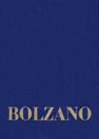 Bernard Bolzano Gesamtausgabe Reihe II: Nachlass / Nachgelassene Schriften / Erbauungsreden der Studienjahre 1810/1811. Erster Teil
