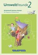 Umweltfreunde, Sachsen-Anhalt - Ausgabe 2016, 2. Schuljahr, Arbeitsheft, Mit Wegweiser Arbeitstechniken