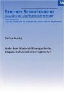 Mehr- bzw. Minderabführungen in der körperschaftsteuerlichen Organschaft