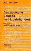 Das deutsche Sololied im 19. Jahrhundert