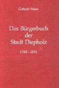 Das Bürgerbuch der Stadt Diepholz 1788-1851