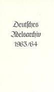 Bericht des Deutschen Adelsarchivs e.V. 1963-64