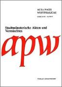 Acta Pacis Westphalicae / Serie III / Varia