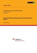 Beta and Duration as Measurements of Future Risk and Returns