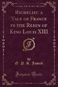Richelieu a Tale of France in the Reign of King Louis XIII (Classic Reprint)