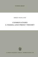 Combinators, ¿-Terms and Proof Theory