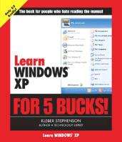 Learn Windows XP for 5 Bucks