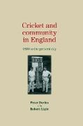 Cricket and Community in England