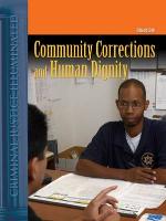 Community Corrections and Human Dignity