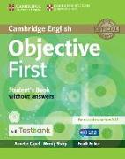 Objective First Student's Book Without Answers with Testbank [With CDROM]