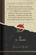 The Testing of Motive-Power Engines Including Steam Engines and Turbines, Locomotives, Motives, Boilers, Condensers, Internal, Combustion Engines, Gas Producers, Refrigerators, Air Compressors, Fans, Pumps, Etc (Classic Reprint)