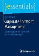 Corporate Shitstorm Management