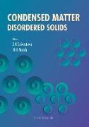 Condensed Matter: Disordered Solids
