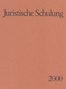 Juristische Schulung - Einbanddecke 2000