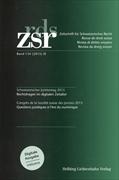 ZSR Band 134 (2015) II - Schweizerischer Juristentag 2015 / Congrès de la Société suisse des Juristes 2015