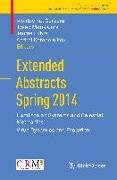 Extended Abstracts Spring 2014