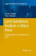 Land Subsidence Analysis in Urban Areas