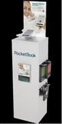 Pocketbook Reader Präsentationsbodendisplay“ (inklusive mechanische Gerätesicherung und Plakat, Pulthöhe 1030 mm)