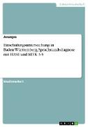 Einschulungsuntersuchung in Baden-Württemberg. Sprachstandsdiagnose mit HASE und SETK 3-5