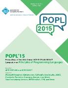 Popl 15 42nd ACM Sigplan-Sigact Symposium on Principles of Programming Languages