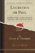 Lucretius or Paul