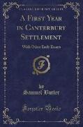 A First Year in Canterbury Settlement