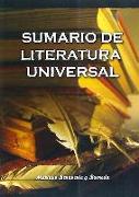 SUMARIO DE LITERATURA UNIVERSAL