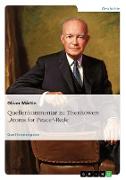 Quellenkommentar zu Eisenhowers "Atoms for Peace"-Rede