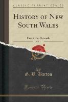 History of New South Wales, Vol. 1