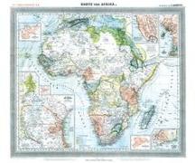 Historische Karte: Afrika, 1890 (Plano)