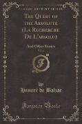 The Quest of the Absolute (La Recherche De L'absolu), Vol. 2