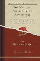 The National Service Trust Act of 1993