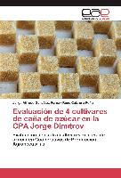 Evaluación de 4 cultivares de caña de azúcar en la CPA Jorge Dimitrov