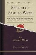 Speech of Samuel Webb
