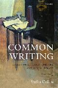 Common Writing: Essays on Literary Culture and Public Debate