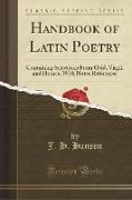 Handbook of Latin Poetry