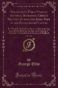 Specimens of Early English Metrical Romances, Chiefly Written During the Early Part of the Fourteenth Century, Vol. 3 of 3