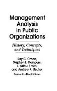 Management Analysis in Public Organizations
