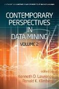 Contemporary Perspectives in Data Mining, Volume 2